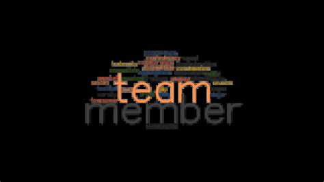 What is another word for team member .